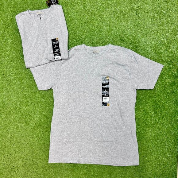 GoldToe Mens Mobility FX Stretch Short Sleeve Cotton T Shirt Bundle Size L NWT - Picture 1 of 5